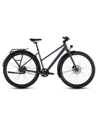 Vélo urbain EDITOR PRO FE Bleu Minéral/Chrome