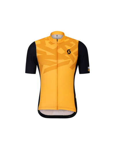 Maillot manches courtes Homme RC ENDURANCE Orange Brillant/Noir