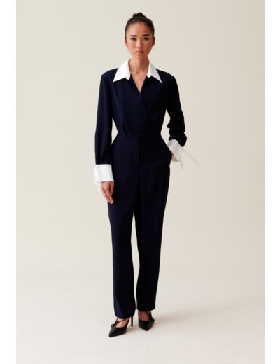 Combinaison bi-matière marine