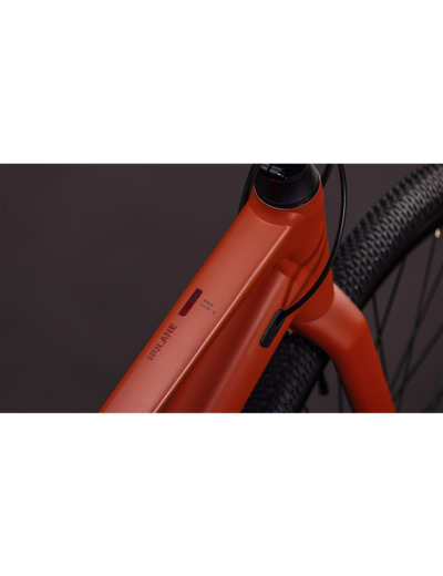 Vélo trekking NULANE RACE Ambre/Noir