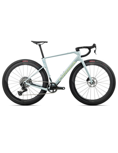 Vélo de gravel TERRA RACE M21ELTD 1X Bleu Béton