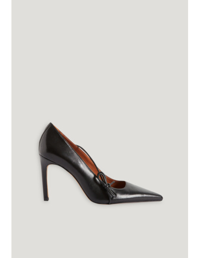 Escarpins cuir noir