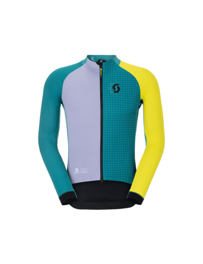 Veste coupe-vent Homme RC PRO WARM WINDSTOPPER REMIX Vert Hiver/Violet Chiné