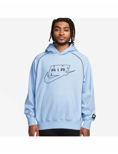 Sweat à capuche Homme M NK AIR PO HDY Bleu