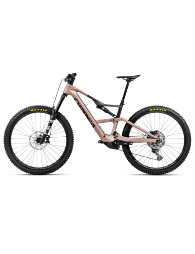VTT tout suspendu électrique RISE LT M20 420W Rose du Désert/Carbone
