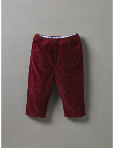 Pantalon Boule Velou