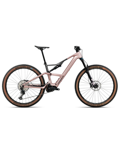 VTT tout suspendu électrique RISE SL M20 420W Rose du Désert/Carbone