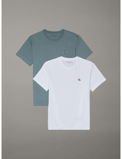 T-SHIRT EN COTON MONOLOGO - PACK
