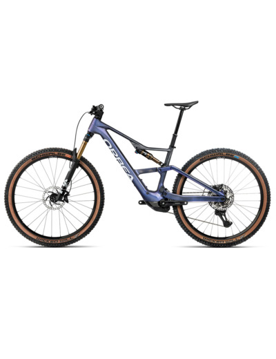 VTT tout suspendu électrique RISE SL M10 630W Tanzanite/Carbone