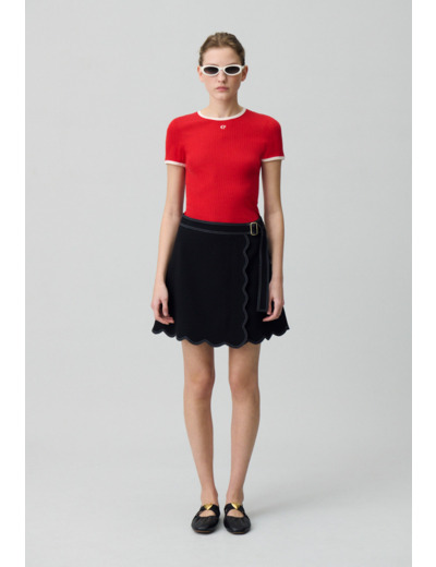 Jupe courte portefeuille