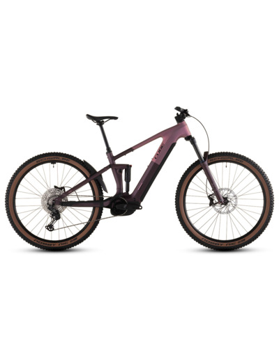 VTT tout suspendu électrique STEREO HYBRID ONE44 PRO 800 Rose/Violet