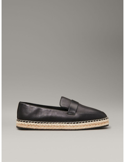 ESPADRILLE EN CUIR
