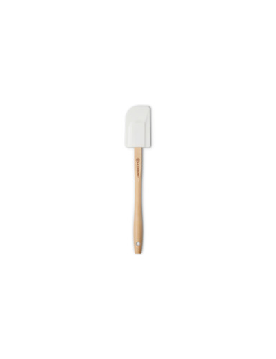 Spatule médium en silicone 29cm blanche