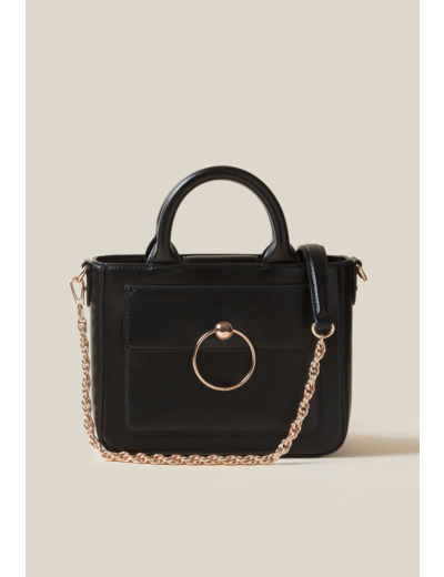 Sac Anouck cuir lisse chaîne