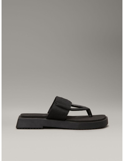 SANDALES À TALON BAS