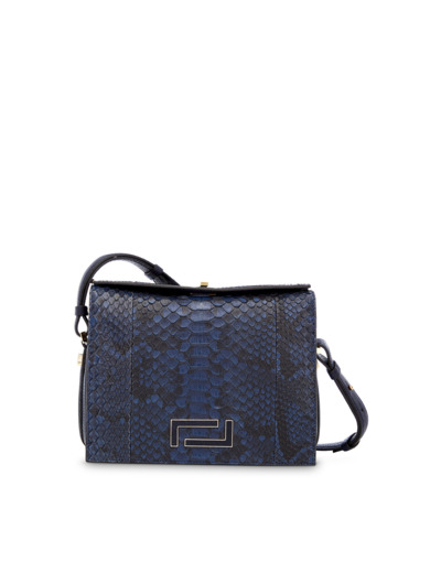 Pia de Lancel - Sac Porte Croise Exotique - Bleu Petrole