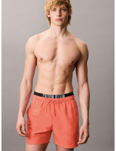 PUISSANCE INTENSE - SHORT DE BAIN À DOUBLE CEINTURE MOYENNE