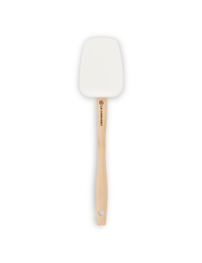 Grande Spatule cuillère en silicone 28cm blanche