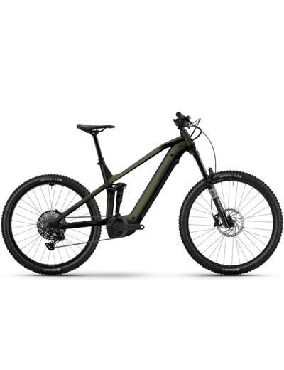 VTT tout suspendu électrique ALLMTN 6 Vert/Prune