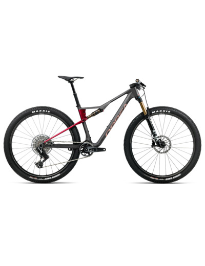 VTT tout suspendu OIZ M-TEAM AXS Diamant/Rouge Cerise