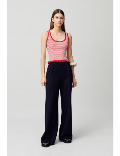 Débardeur rayé maille fine