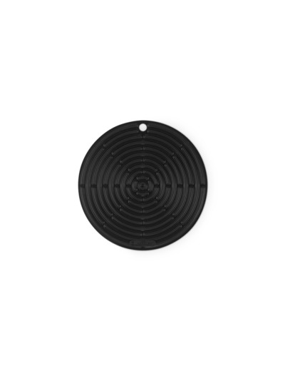 Dessous de plat rond 20cm en silicone noir jai
