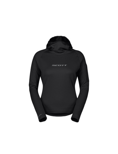 Sweat à capuche Femme DEFINED LIGHT PULL-OVER Noir