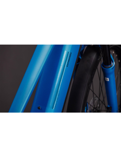 Vélo trekking électrique KATHMANDU HYBRID COMFORT PRO 800 Bleu Azur/Noir