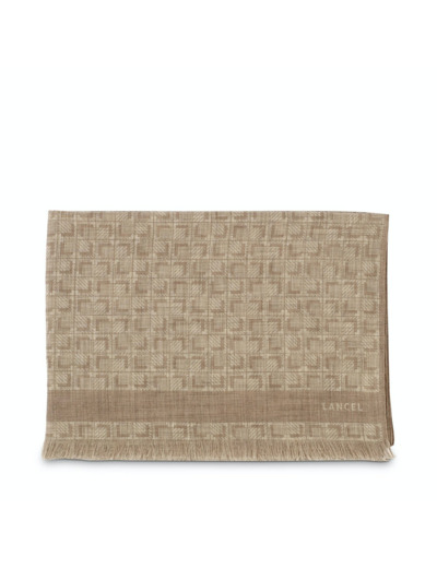 Motif Mini Guilloché - Echarpe 70x200 Mini Guilloché - Naturel