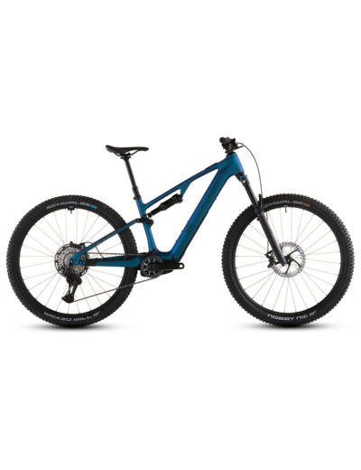 VTT tout suspendu électrique AMS HYBRID ONE44 C:68X SLX 400X Bleu/Noir