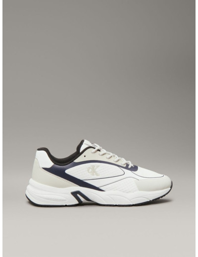 BASKETS BASSES EN TRICOT RETRO TENNIS