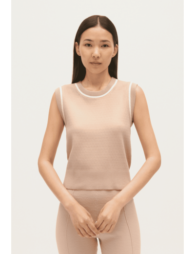Pull maille rayures