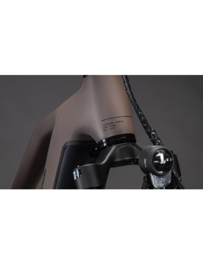 Vélo trekking électrique KATHMANDU HYBRID EXC 800 Gris Cèdre/Chrome