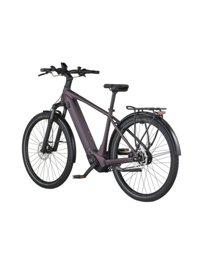 Vélo urbain/trekking électrique E-HORIZON TOUR 10 BELT Violet Sombre