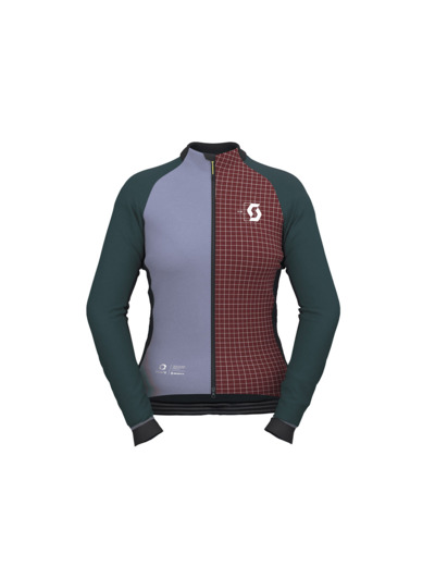 Veste coupe-vent Femme RC PRO WARM WINDSTOPPER REMIX Vert Aruba/Bois Rouge