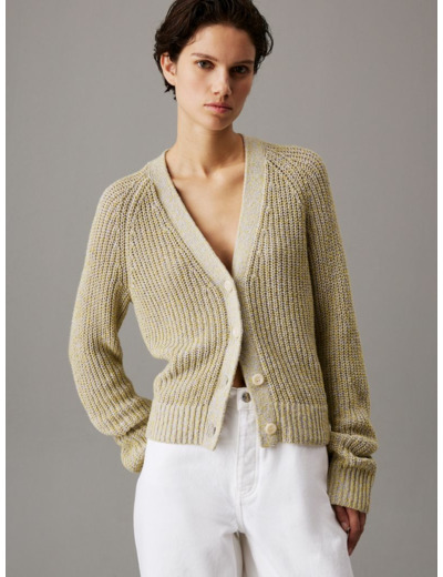 CARDIGAN À TEXTURE MOULINE