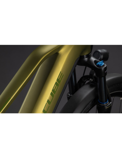 Vélo trekking électrique TOURING HYBRID PRO 800 Kaki/Noir