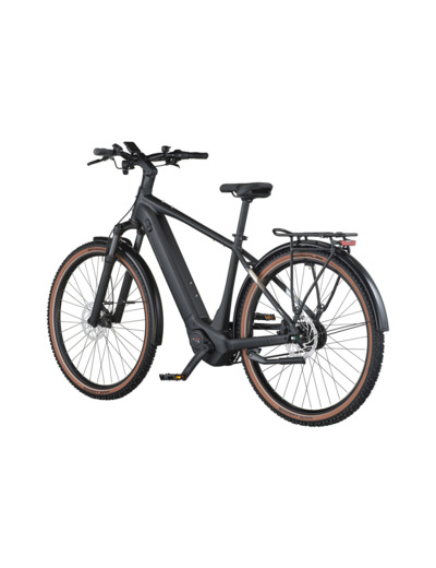 Vélo urbain/trekking électrique E-HORIZON SUV 20 BELT Noir Mat