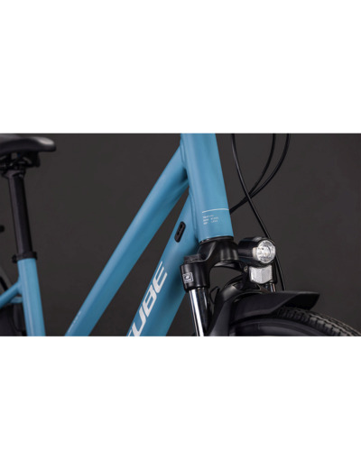 Vélo trekking TOURING ONE Bleu/Gris