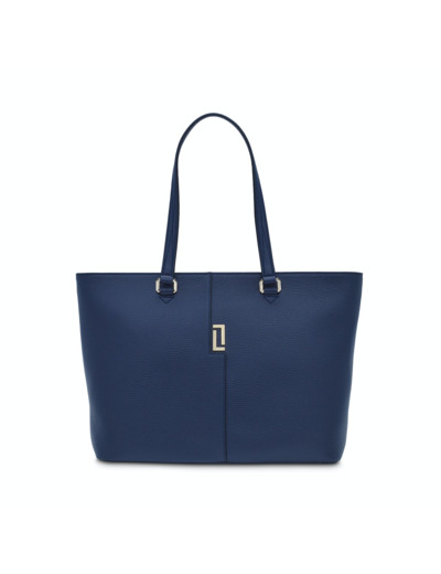 Lola - Cabas Zippe - Grand Modèle - Bleu Petrole