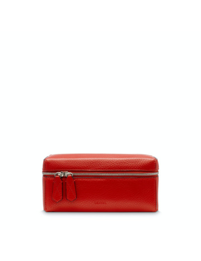 Signature de Lancel - Etui montres et bijoux - Grand modèle - Rouge Lancel