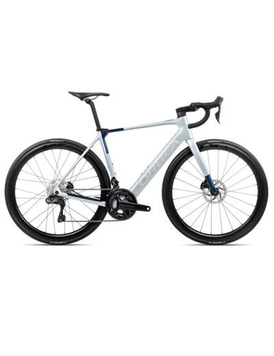 Vélo de route électrique GAIN M20I Argent/Bleu