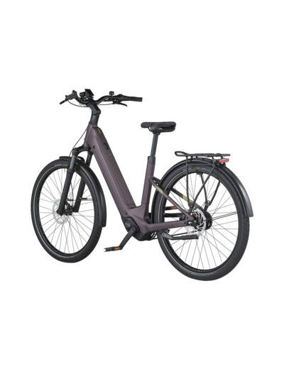 Vélo urbain/trekking électrique E-HORIZON TOUR 10 BELT WAVE Violet