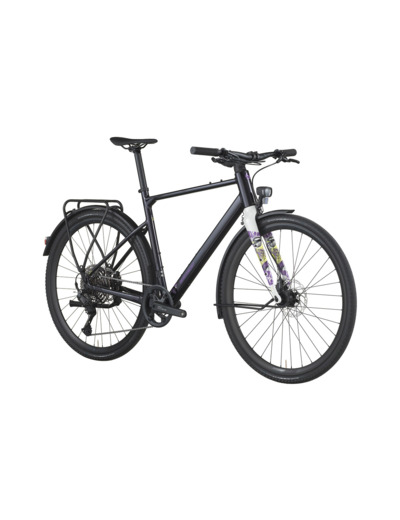 Vélo de gravel GRANDURANCE FB 10 EQ Noir/Violet