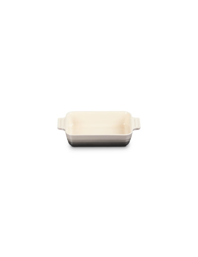 Plat rectangulaire classique 18cm en céramique flint