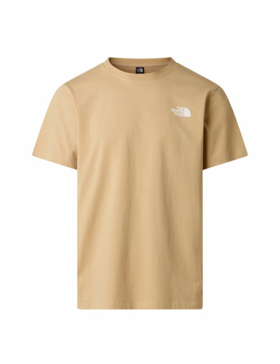 T-shirt Homme M NORTH FACES REGULAR SHORT SLEEVE TEE-G Beige