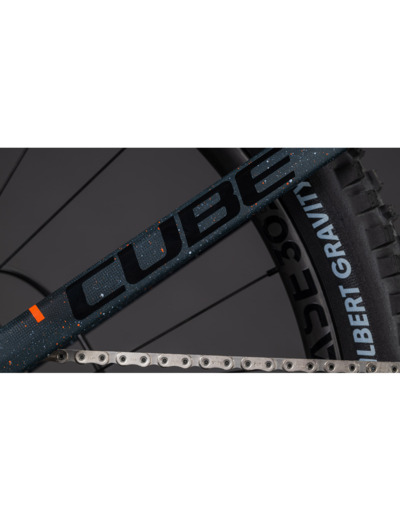 VTT tout suspendu électrique STEREO HYBRID ONE77 HPC SLT 800 Bleu Nuit