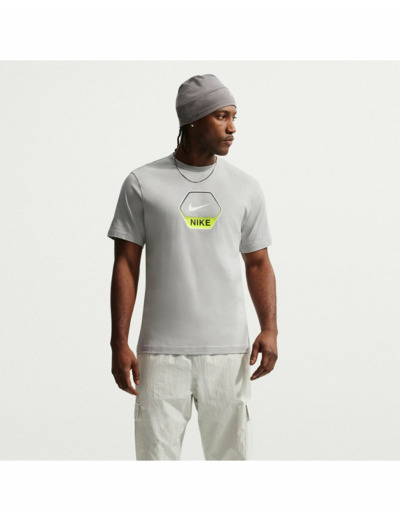 T-shirt Homme M NSW CS SS GFX TEE Gris