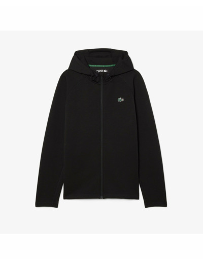 Sweat zip à capuche Homme Noir