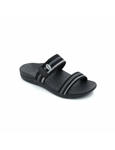 รองเท้าสกอลล์ ท็อฟฟี่ Toffee รองเท้าแตะสวม ผู้หญิง รองเท้าสุขภาพ นวัตกรรม Biomechanics รองรับอุ้งเท้า สำหรับภาวะเท้าแบน สี Toffee Black